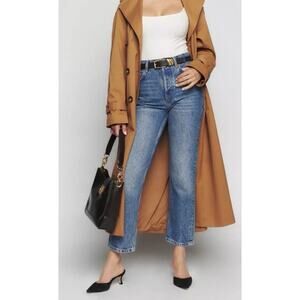 Women's Straight Leg Jeans - Blue